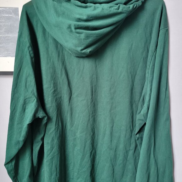 Polo Ralph Lauren Jersey Hooded Pullover T Shirt College Green XXL - Picture 8 of 14